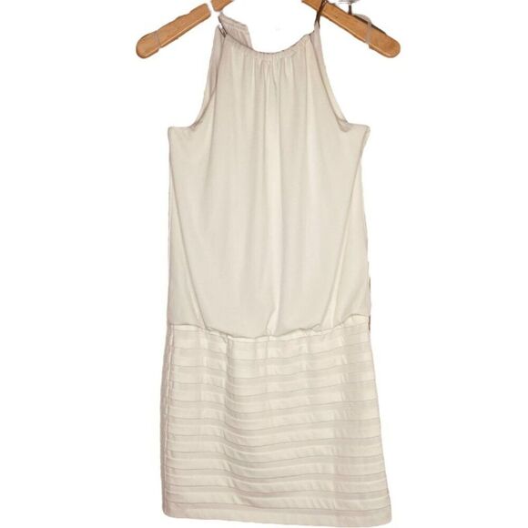 White House Black Market | Halter Chain Blouson Drop Waist Dress Size S | NWT - Picture 9 of 12